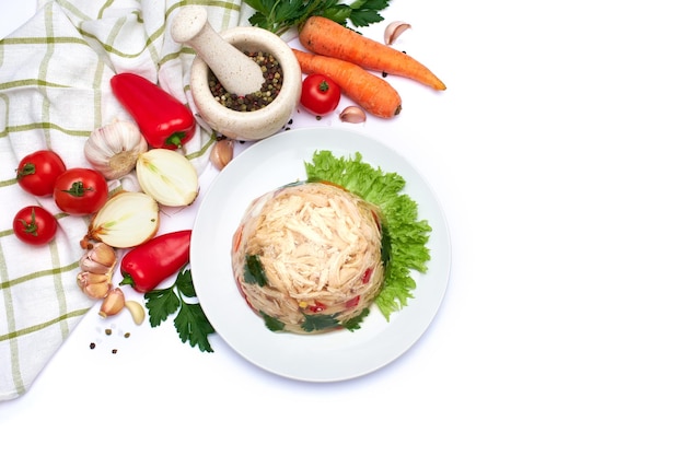 Farfurie cu mâncare proaspătă